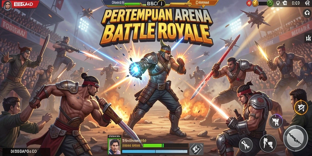 Gameplay seru dengan pertempuran sengit di BBCA4D.