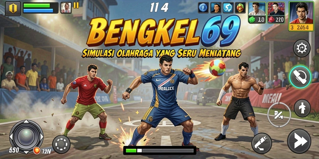 Gameplay BENGKEL69 yang mengasyikkan dan seru dalam olahraga.