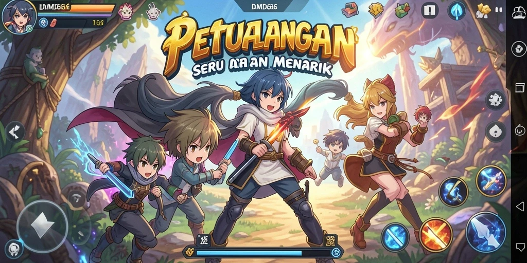 Tampilan gameplay DMD686 yang menarik dan penuh aksi.