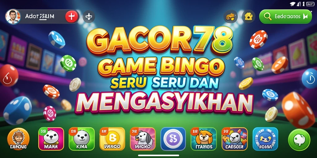 Tampilan gameplay seru di GACOR78 yang penuh warna.