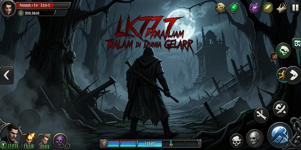 Tangkapan layar LK777 menampilkan momen menegangkan dalam gameplay horror.