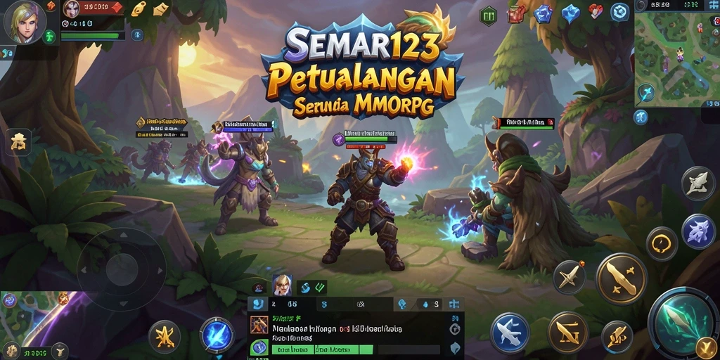 Tampilan gameplay menarik dari SEMAR123 yang menampilkan aksi seru di dunia MMORPG.