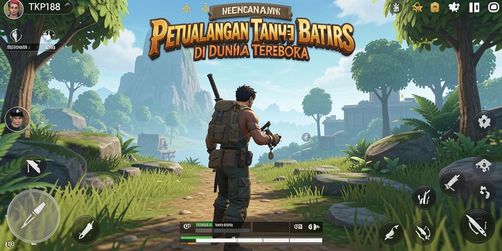 Screenshot TKP188 menampilkan keindahan dunia terbuka yang menakjubkan.